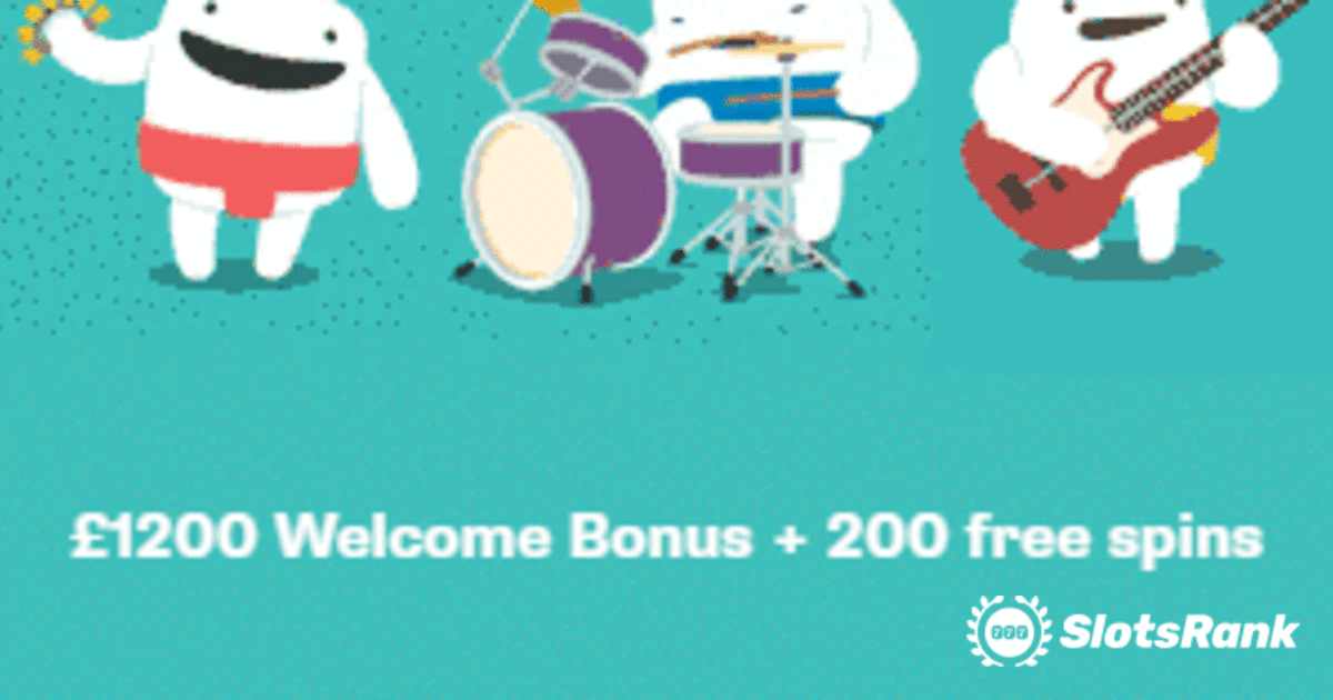Casumo Casino Bonus £1200 + 200 gratis spins