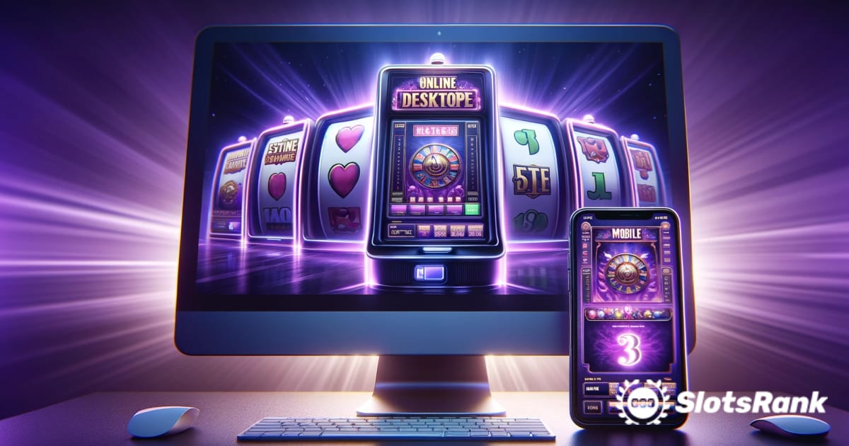 Desktop versus mobiele casinoslots: uitgebreide gids